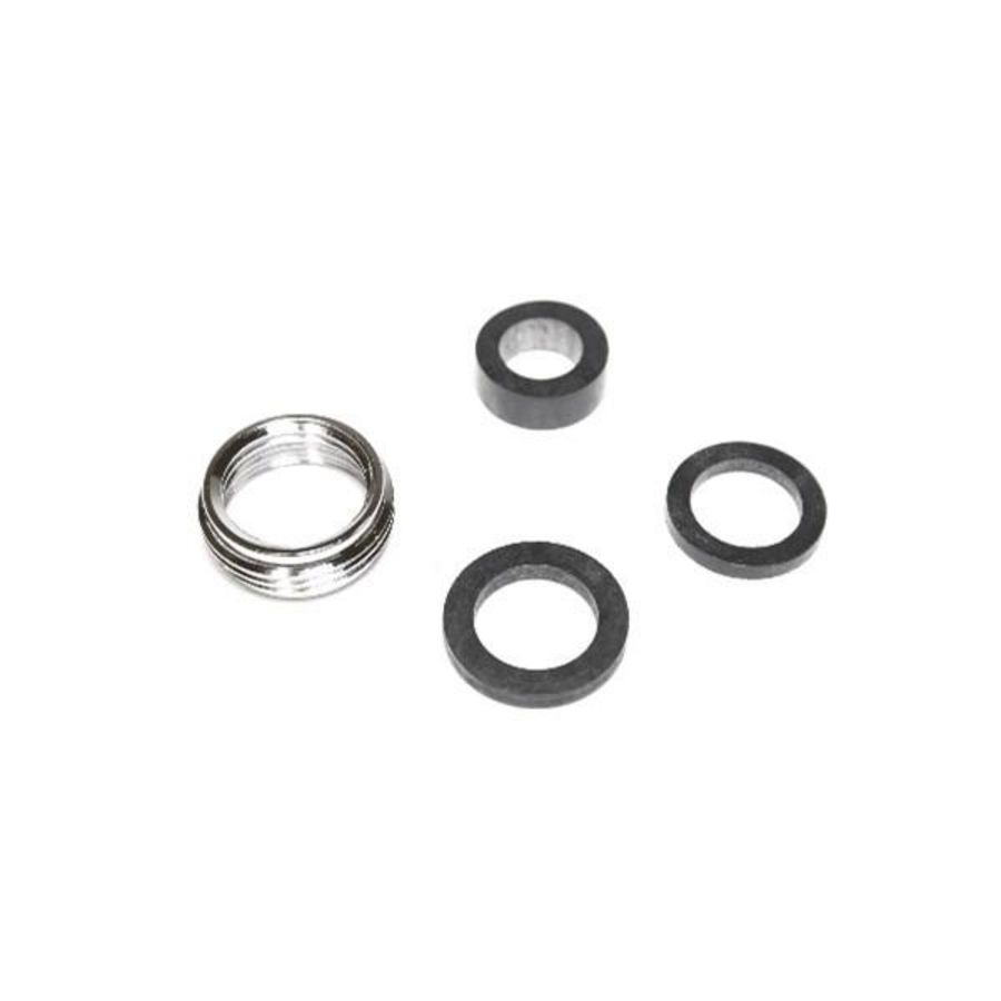 Verloopnippel 3/4bu.- 1/2" bn. x M22 bn. chroom