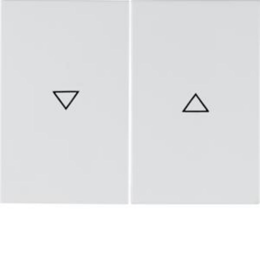 Wippen enkele kaloezieschakelaar berker K.1/K.5 polarwit