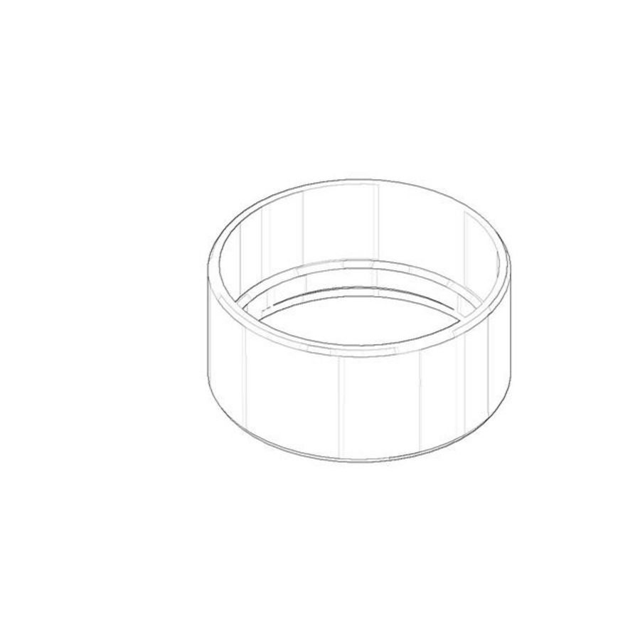 Huls 26,5x12mm Champagne (22kt Goud)