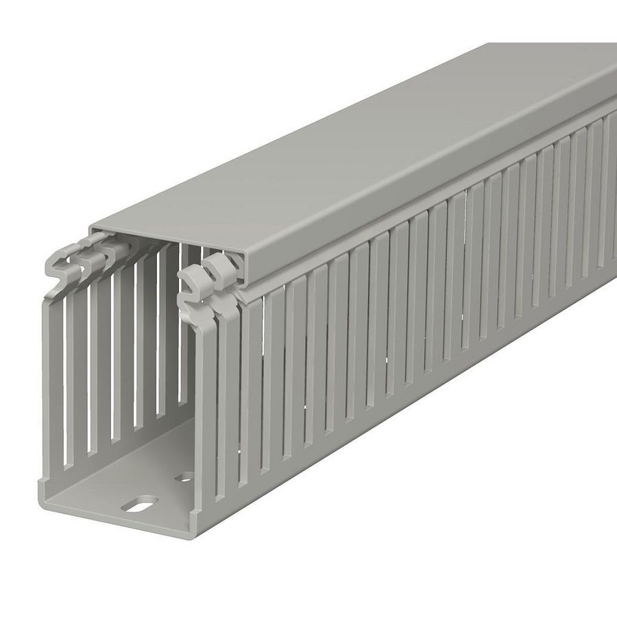 Bedradingskoker 75x50x2000 polyvinylch. steengrijs VVE=24
