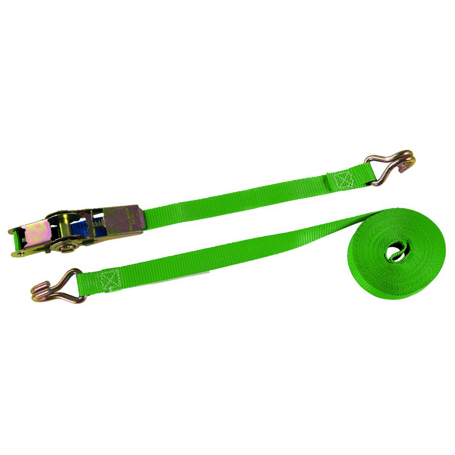 Spanband DIN 400daN 25mm 8m met haak en ratel