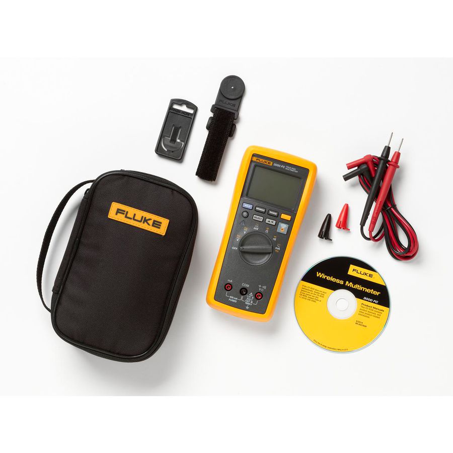 Wireless Digitale TRMS multimeter met TPAK magnetische hangc