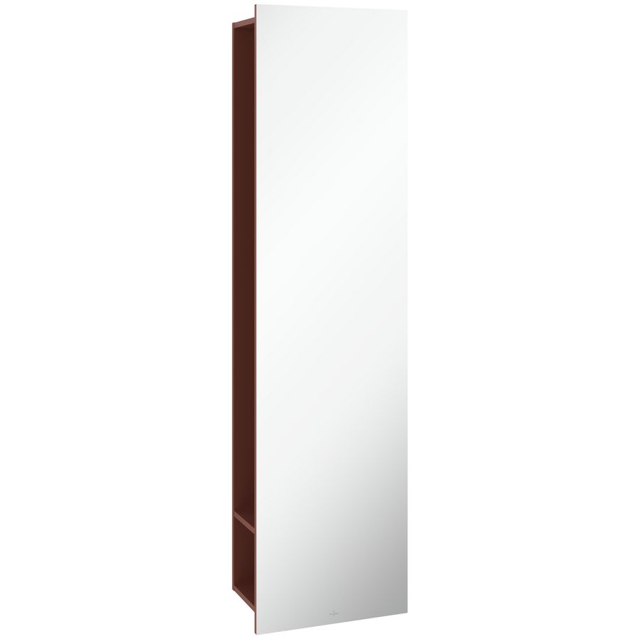 Aflegplank met spiegel Wine Red C59700AH