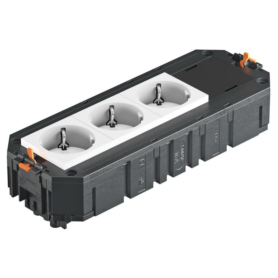Univers. drager Connect GST18 VDE, 3v. Wit 208x76x45