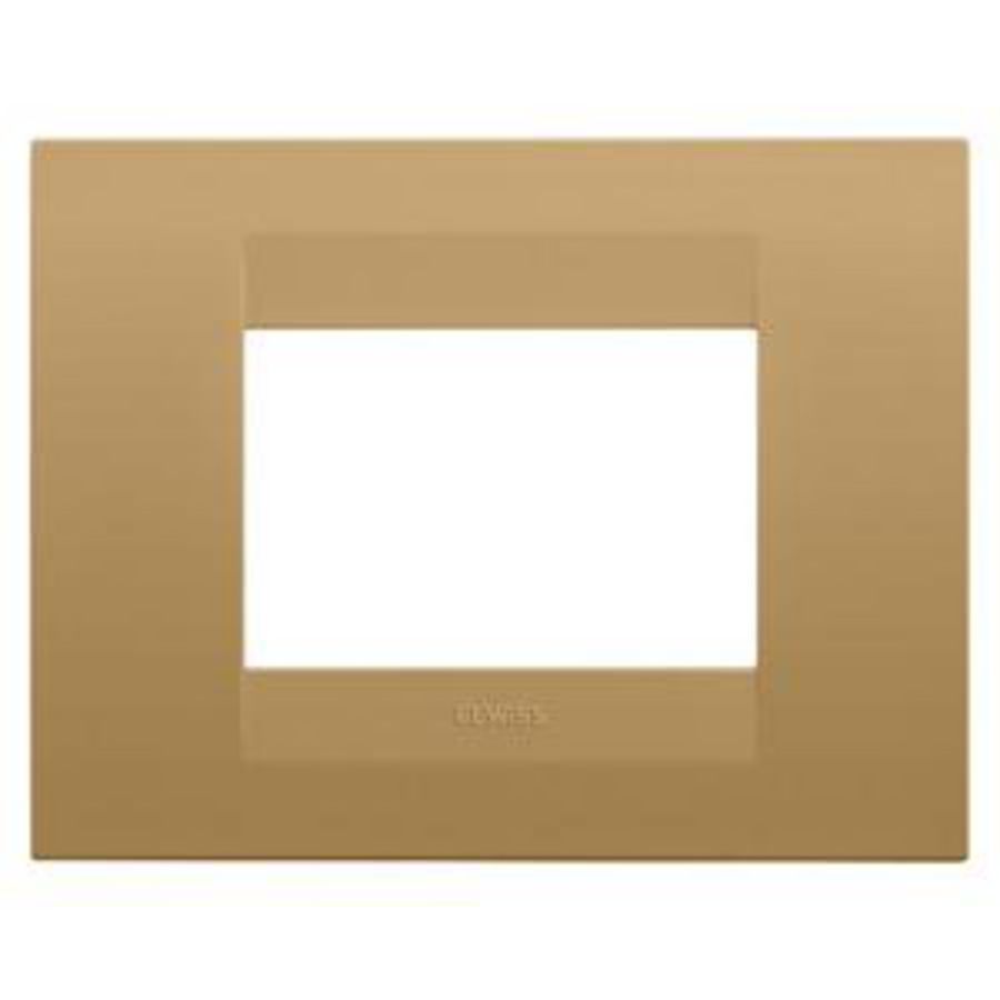 GEO PLAAT-VAN GELAKT TECHNOPOLYMEER-3 MODULE-GOUD-CH