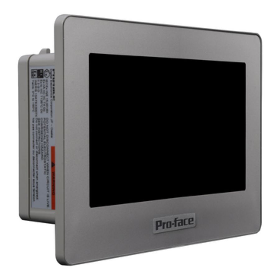 Industrieel touchscreen Widescreen 4.3" RS-232 aanslui