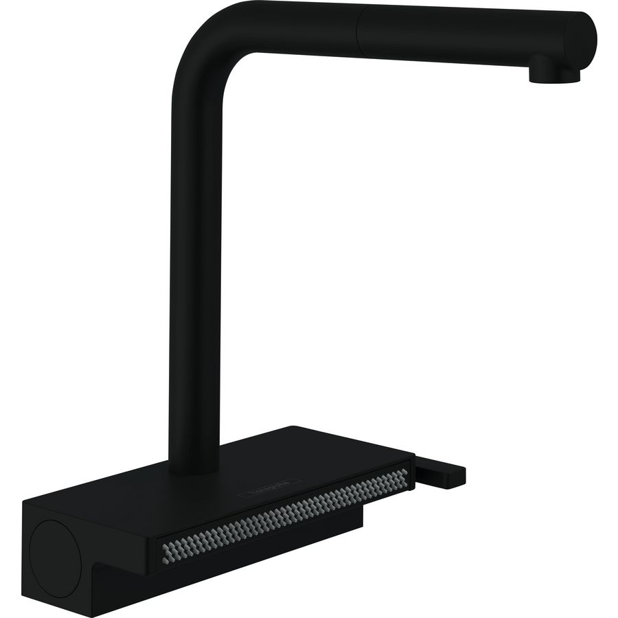 Keukenmengkraan 250 Aquno Select M81 2 straalsoorten uitloop sBox mat zwart