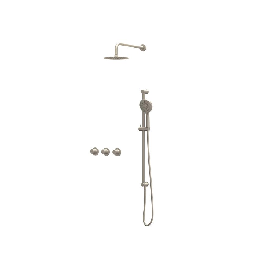 Afbouwdeel regendouche Combiset Nexus 4 inbouwthermostaat gebor. nickel CSN4EXGNBAAB excl. inbouwbox