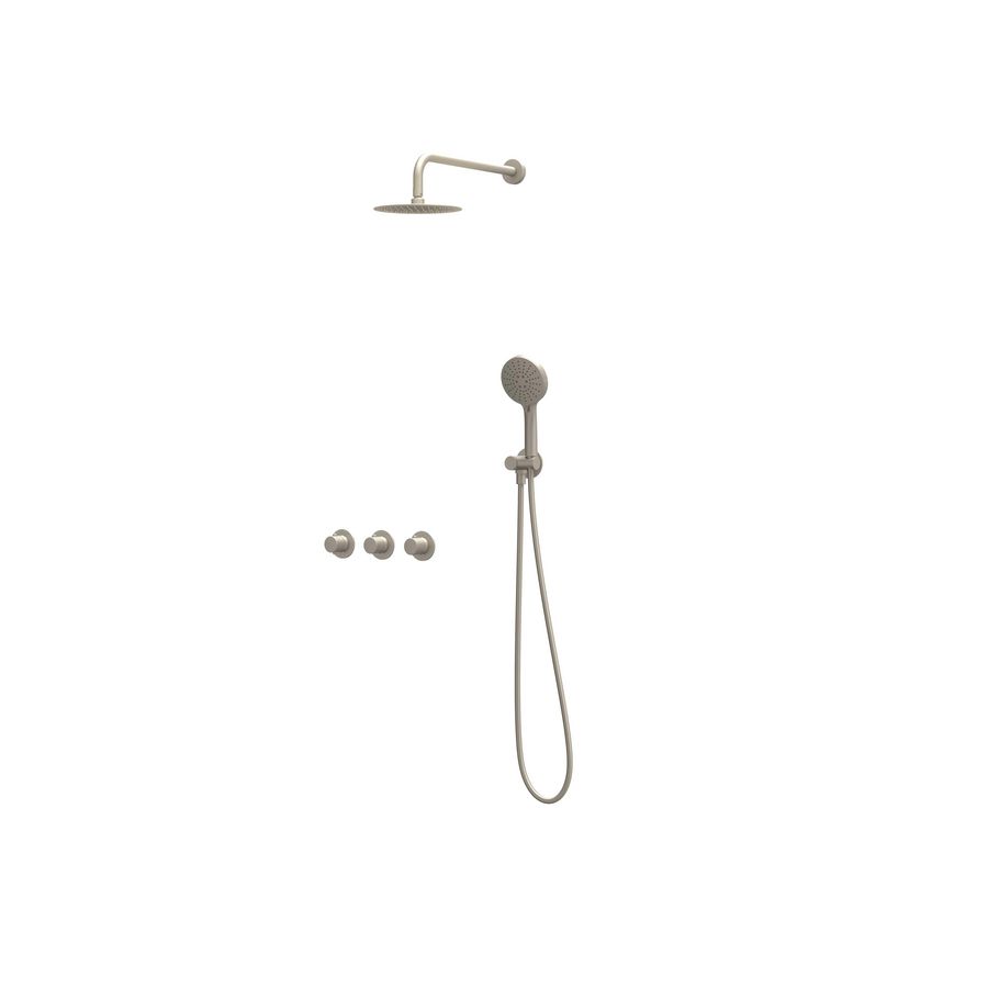 Afbouwdeel regendouche Combiset Nexus 4 inbouwthermostaat gebor. nickel CSN4EXGNBAAC excl. inbouwbox