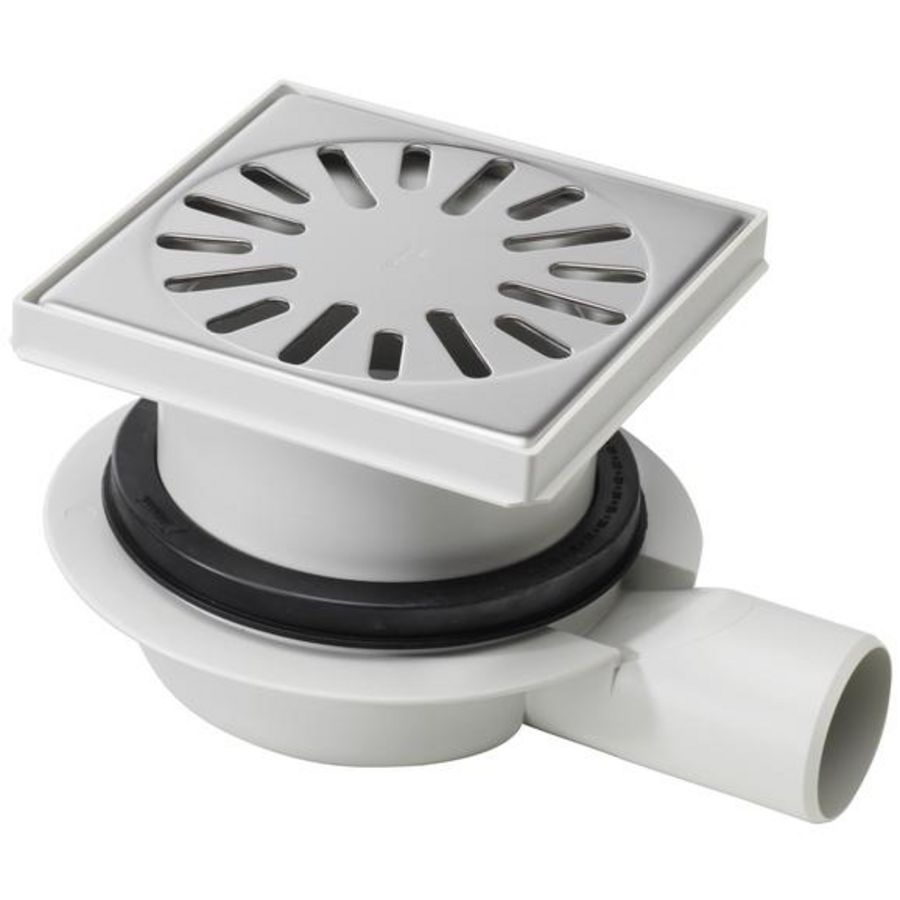 146x146mm ve vert/hori extra hoog put RVS rst zu 50mm laag