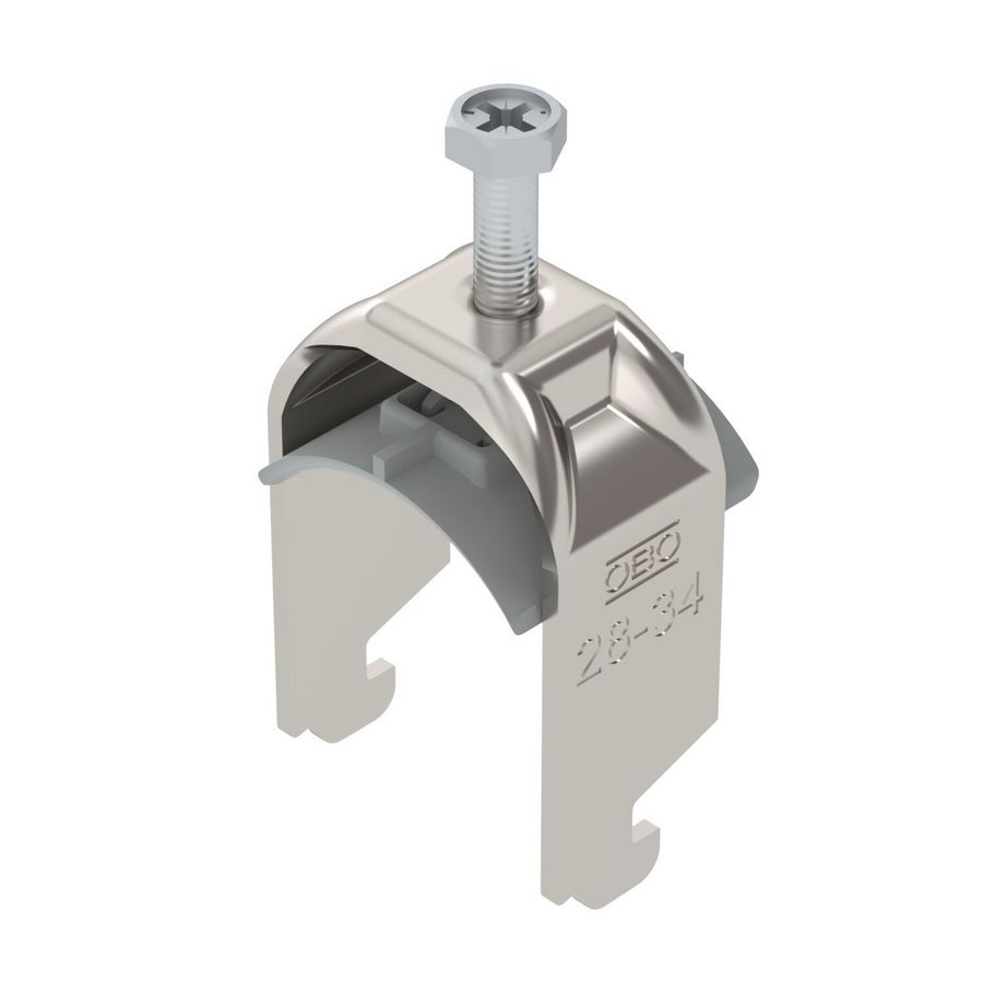 Beugelklem 2056 28-34mm rvs A2 1.4301 blank VVE=50