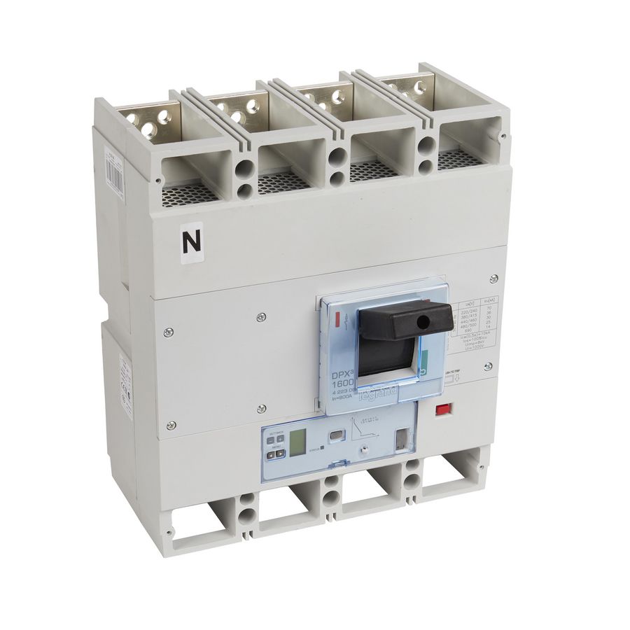 Vermogensschakelaar 1600 elek S2 4P 800A 36kA 400V DPX3