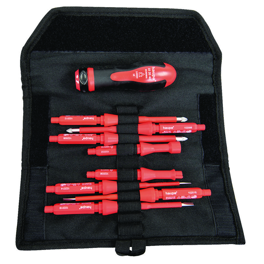 Schroevendraaierset 10-delig wisselklingensystem VARIO PH VDE 1000V