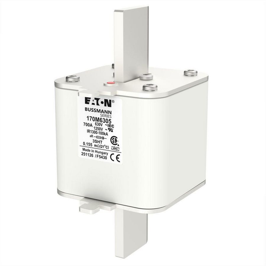 Zekering hoge snelheid 700A AC 1250V 100kA size 3 76x76x1