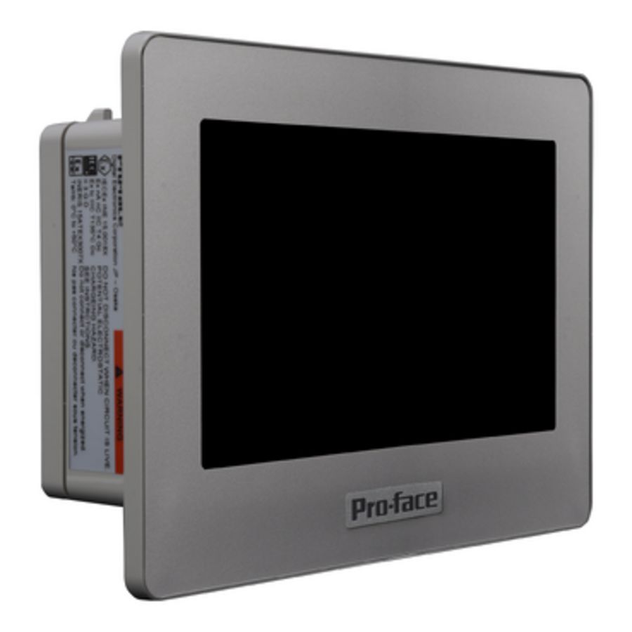 Industrieel touchscreen Widescreen 4.3" RS-232 aanslui