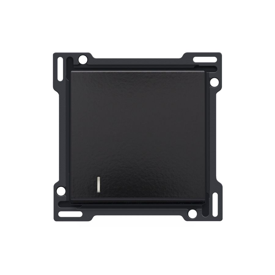 Afwerkingsset lens enkelvoudige schakelaar/knop pianoblack