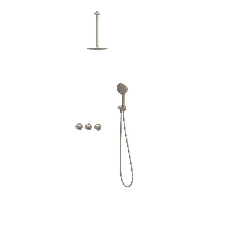 Afbouwdeel regendouche Combiset Nexus 4 inbouwthermostaat gebor. nickel CSN4EXGNBACC excl. inbouwbox