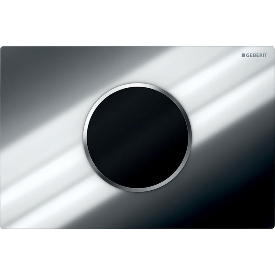 Sigma10 wc-besturing infrarood PL:chroom mat ring:chroom batterij