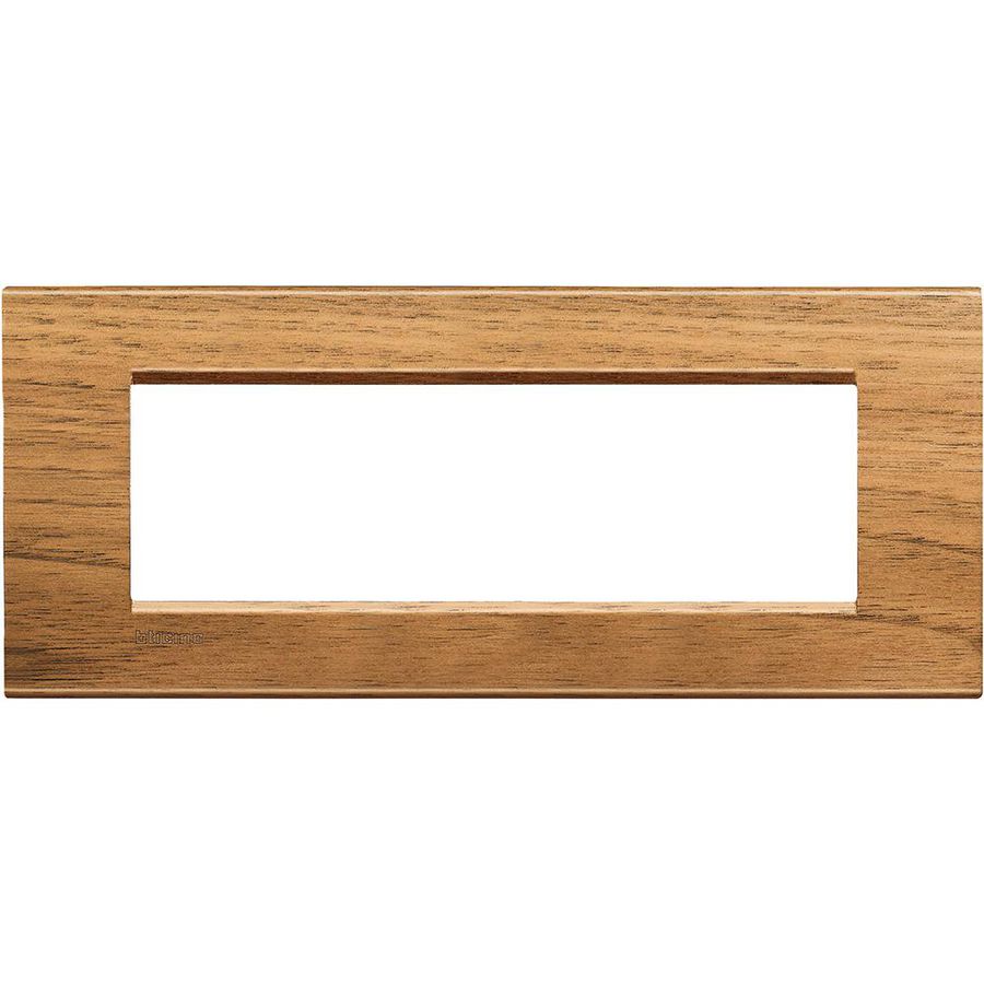Afdekraam rechthoekig walnoot 7 mod. Livinglight