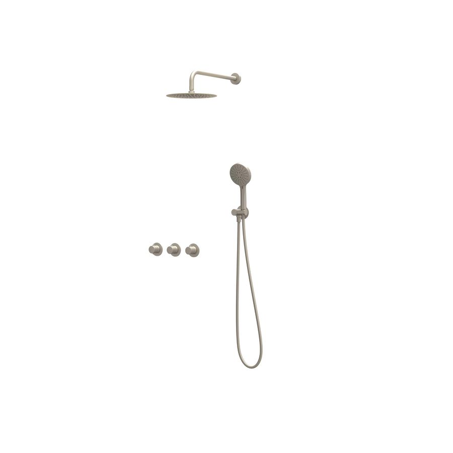 Afbouwdeel regendouche Combiset Nexus 4 inbouwthermostaat gebor. nickel CSN4EXGNBBAC excl. inbouwbox