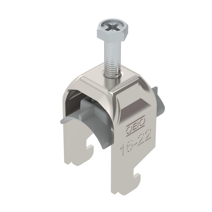 Beugelklem 2056 16-22mm rvs A2 1.4301 blank VVE=50