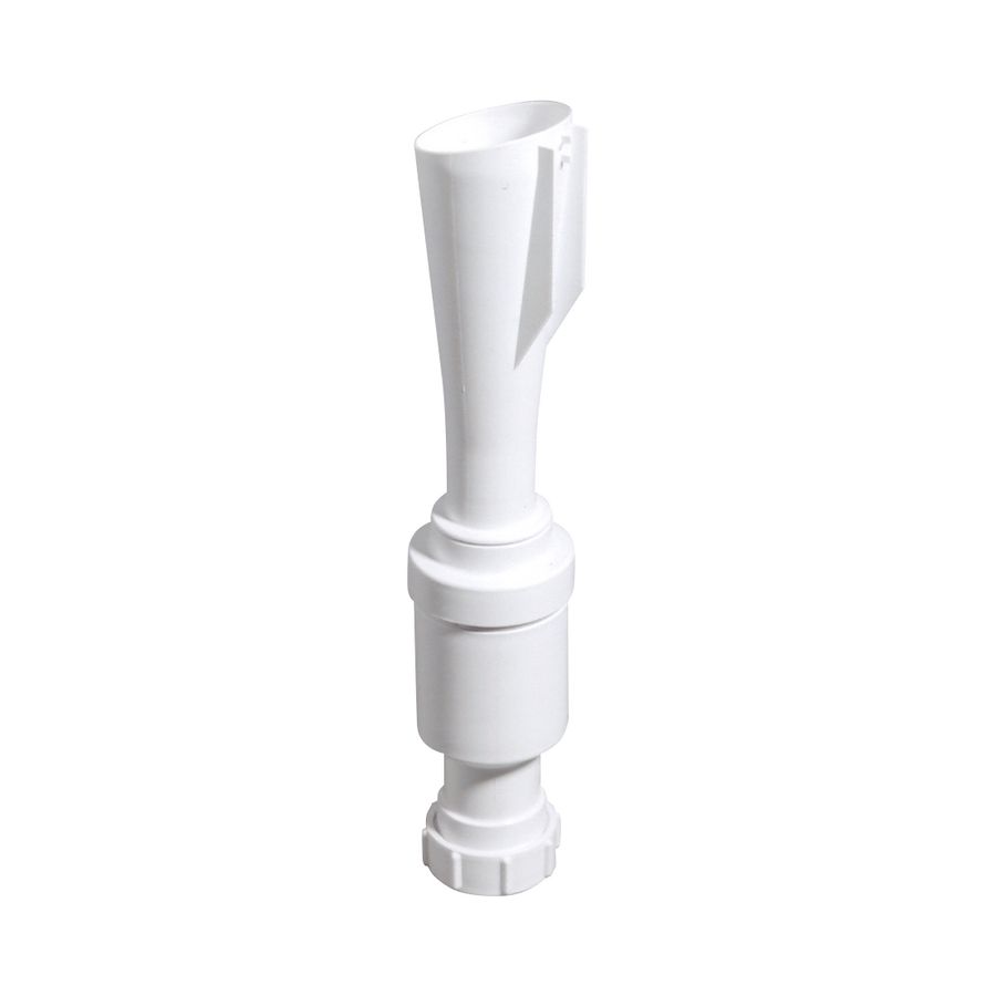 Trechtersifon + waterslot 60mm PP wit 40mm klem McAlpine
