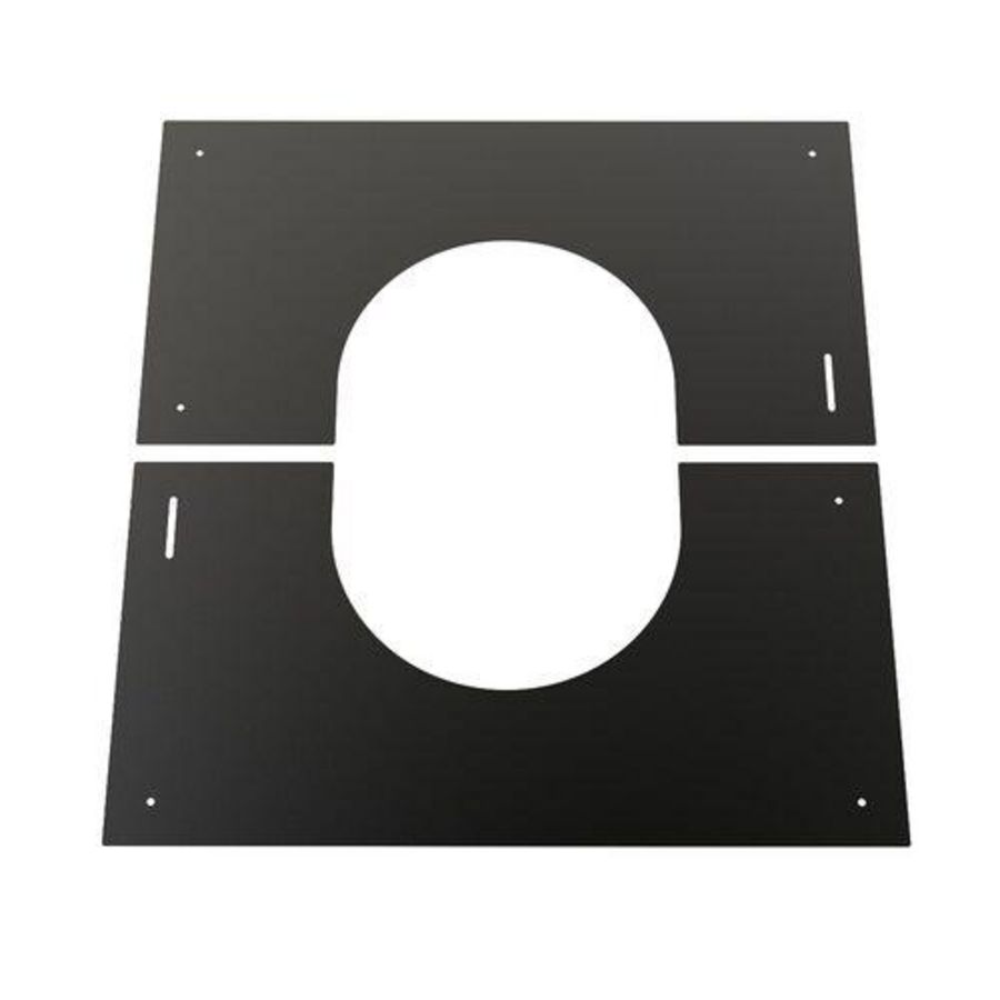 DW Ø80mm Centreerplaat 0-30° zwart