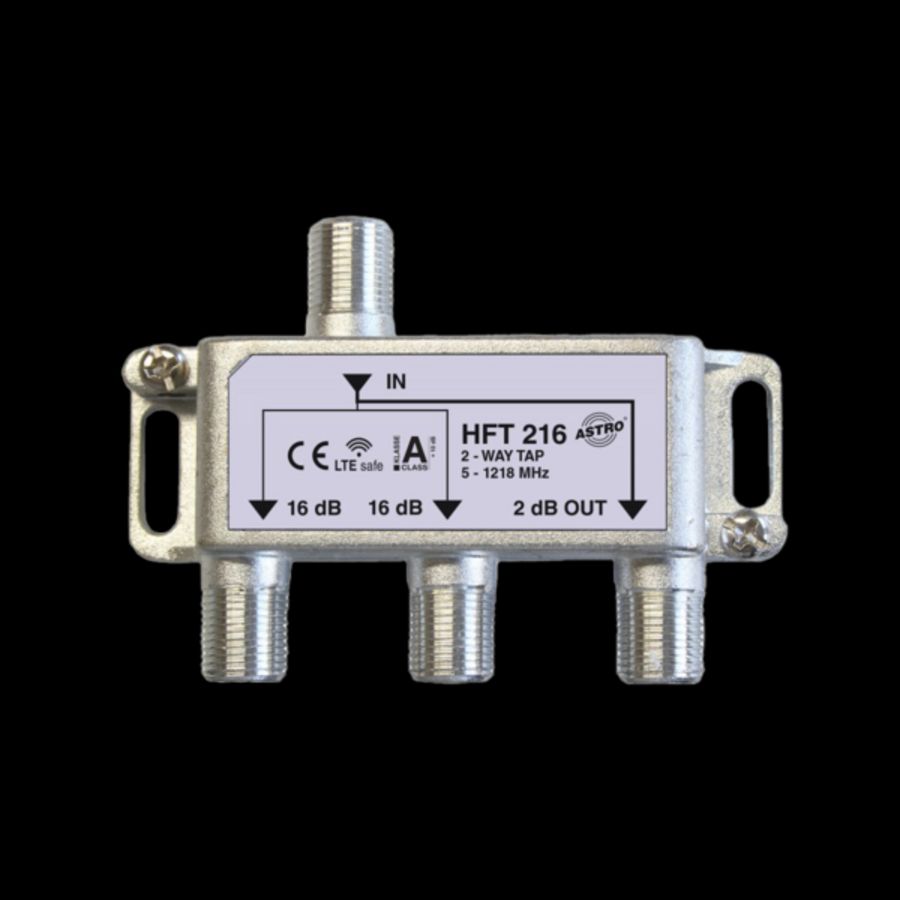 Aftakelement 2-V 16dB aftakdemping retour met f-aans. VVE=10