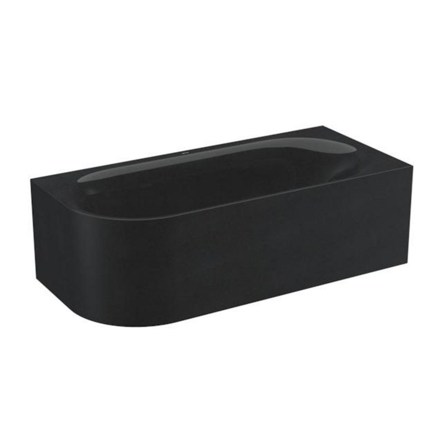 Bad BetteLux Oval V Silhouette 1850x850mm Midnight