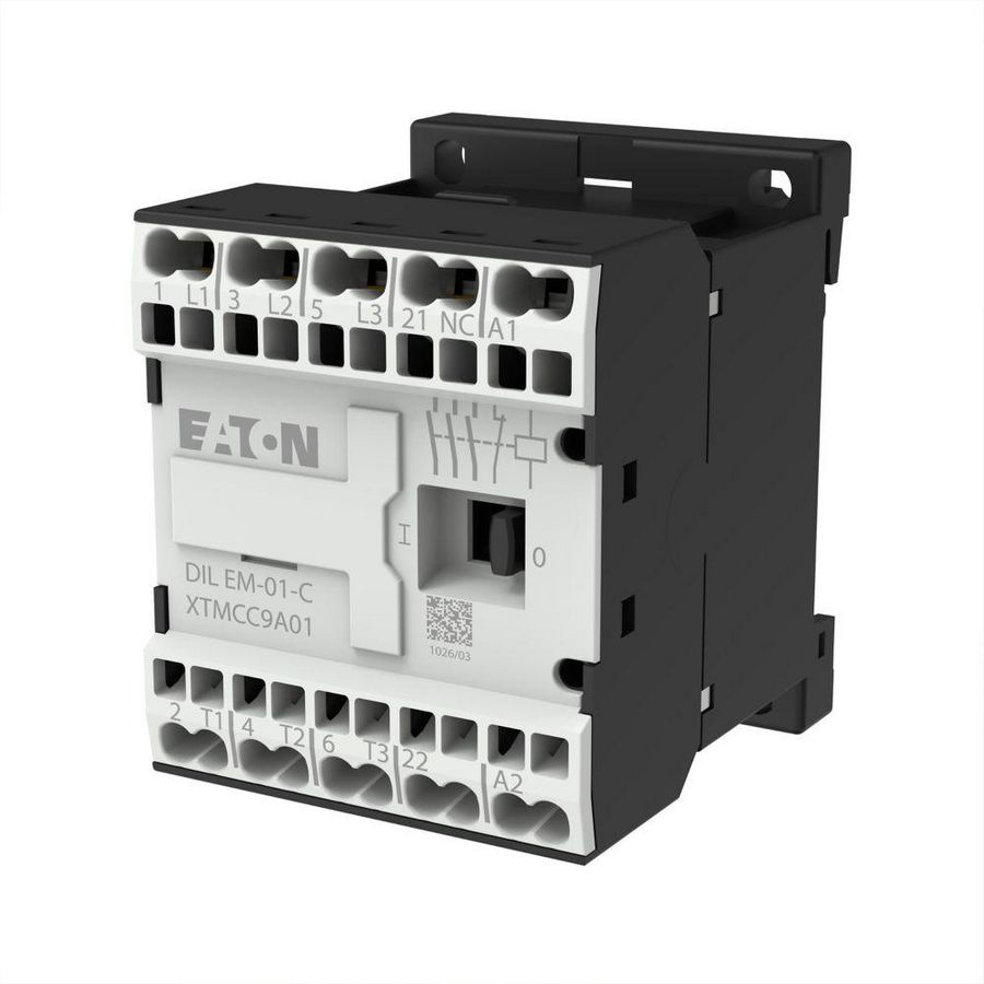 Magneetschakelaar DILEM-01-C(110V50HZ,120V60HZ) 4kW 0m 1v