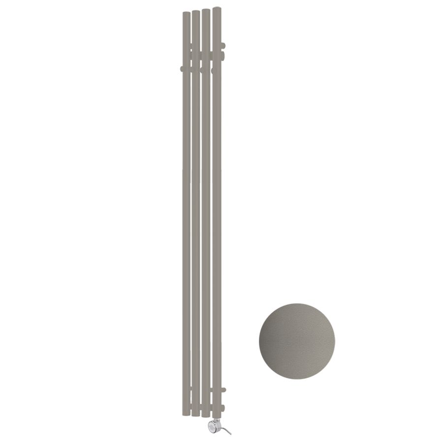 Buisradiator Tubo Hook E-Comfort 1200x205mm 300W Metal. Steen