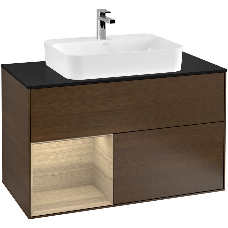 Wastafelonderkast Finion 1000x603x501mm W.Veneer G362PCGN