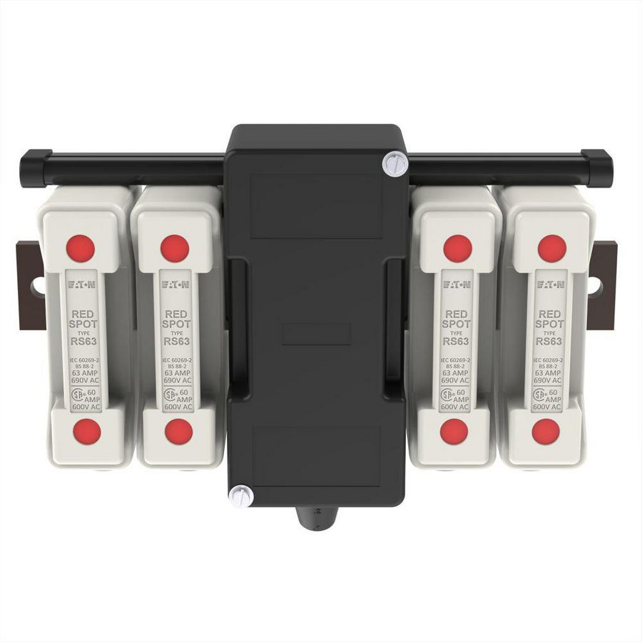 Zekering-bank laagspanning 63 A AC 690 V BS 4 way wit