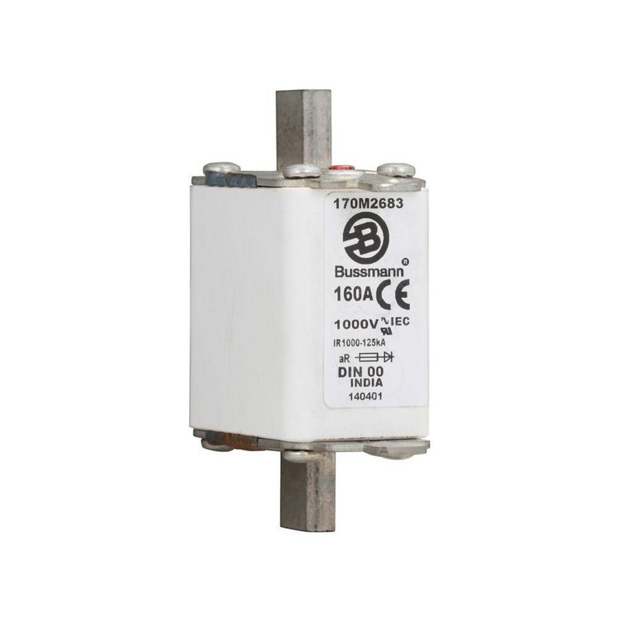 Zekering hoge snelheid 160A AC 1000V 125kA 00 aR IE VVE=6
