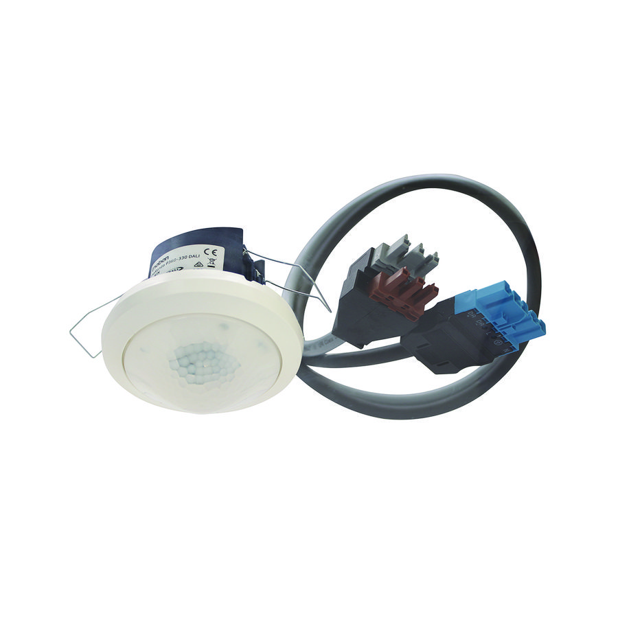 Bewegingsmelder Standard 1xlicht plafondinbouw DE 360gr. dia