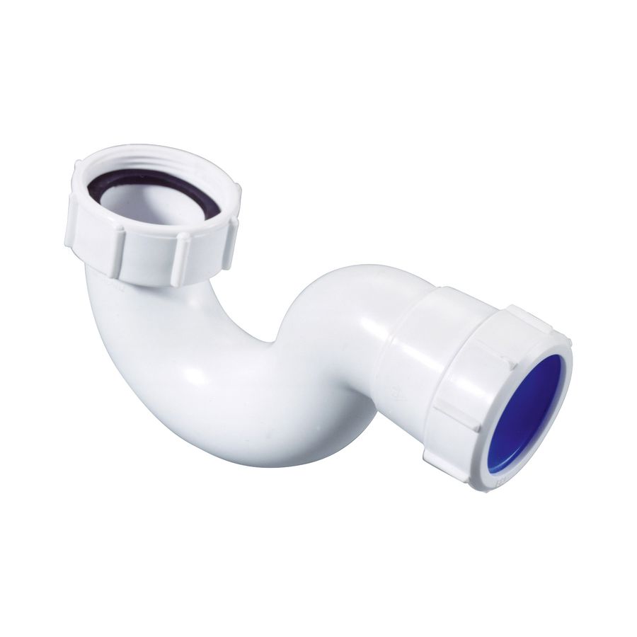 Bad-/douchebaksifon PP wit BTST05-A 1.1/4"x32mm 1x klem McAlpine