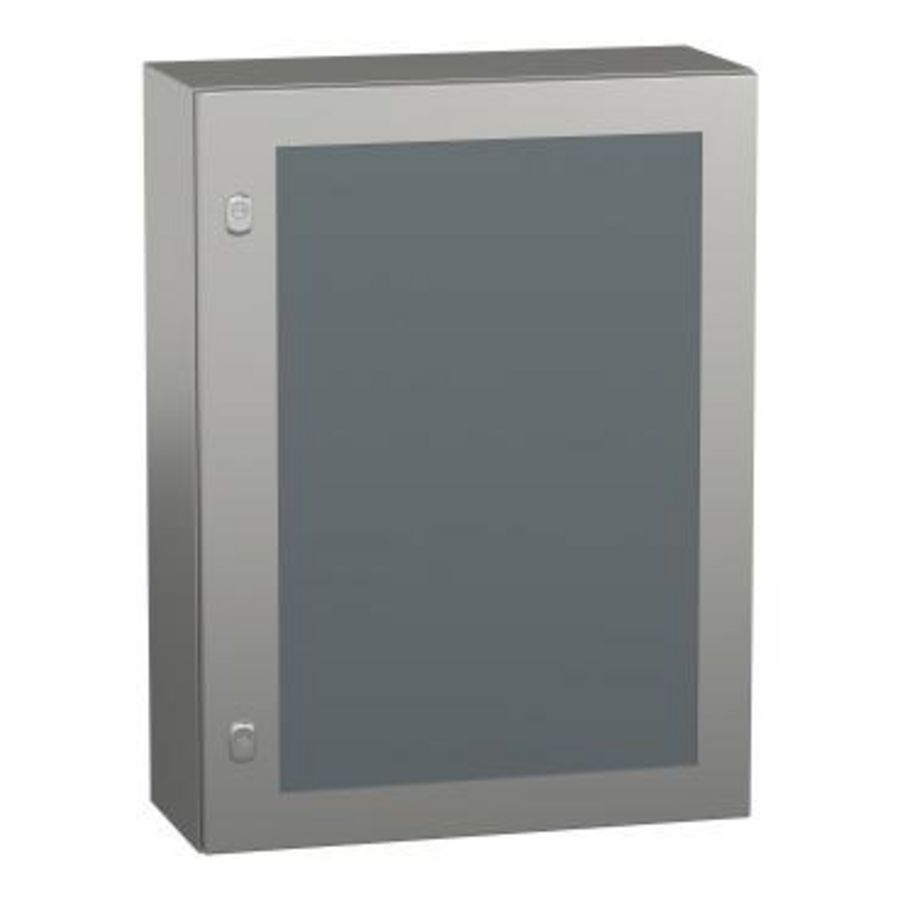 Kast Volle deur 800x600x250mm RVS 304L Scotch Br Spacial S3X