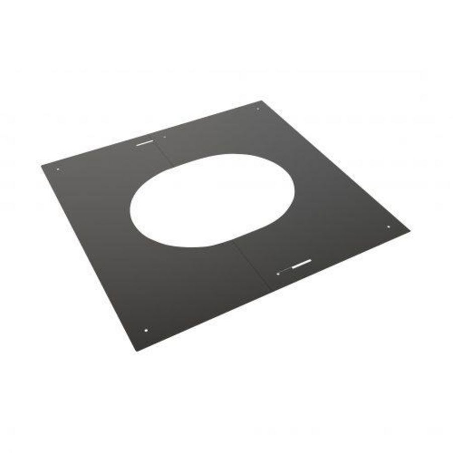 DW Ø80mm Centreerplaat 30-45° zwart