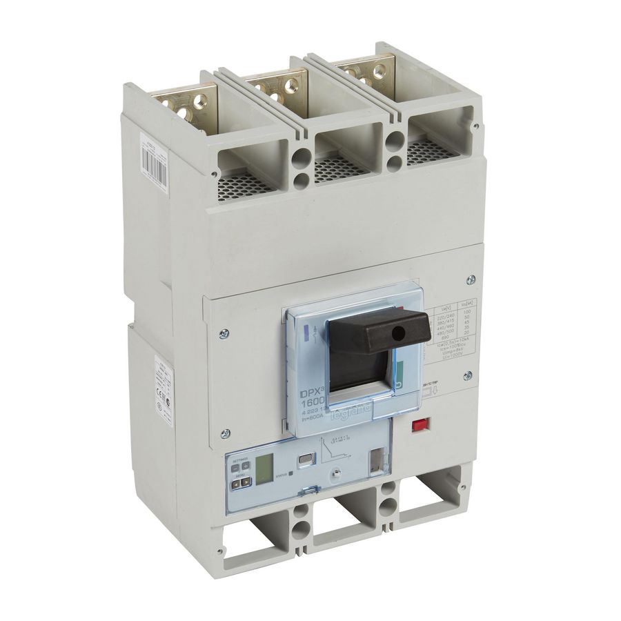 Vermogensschakelaar 1600 elek S2 3P 800A 50kA 400V DPX3