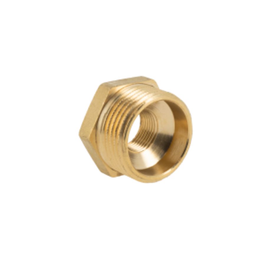 Verloopring messing 1" bt. x 3/8" bn. VVE=10
