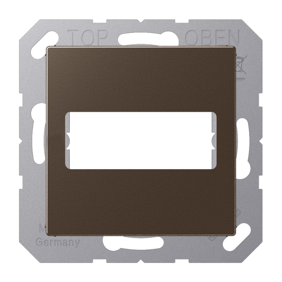 Afdekking D-SUB 9/15p. A500 mokka