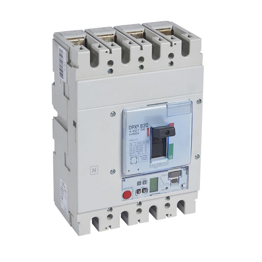 Vermogensschakelaar 630 S2 + meten 4P 500A 36kA 400V DPX3