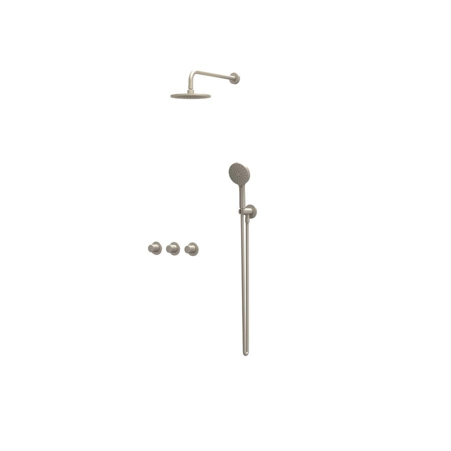 Afbouwdeel regendouche Combiset Nexus 4 inbouwthermostaat gebor. nickel CSN4EXGNBDAA excl. inbouwbox