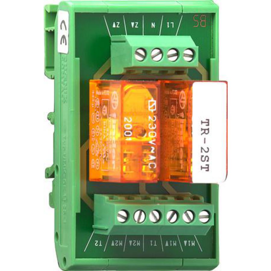 Scheidingsrelais 2-v DIN-rail Jaloezie