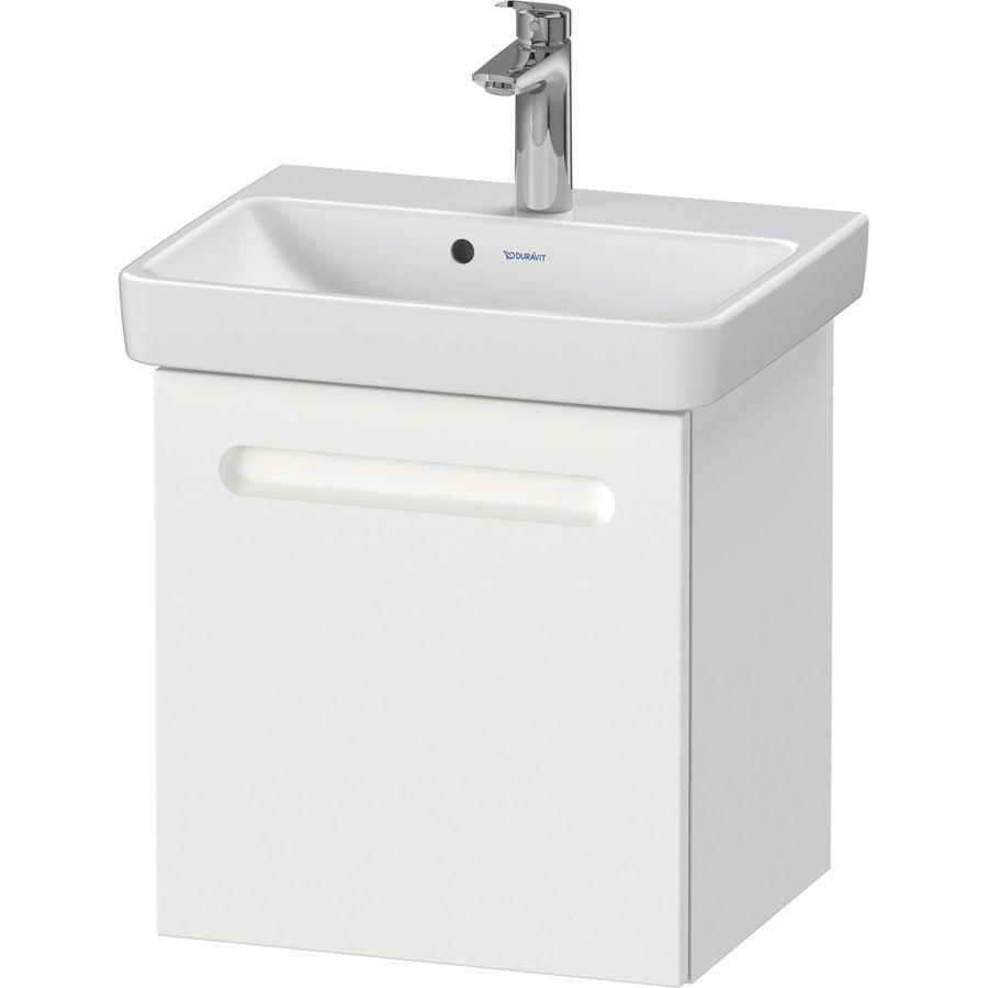 No.1 Wastafelonderb hang wit Mat 440x386x478mm deuraansl.LI