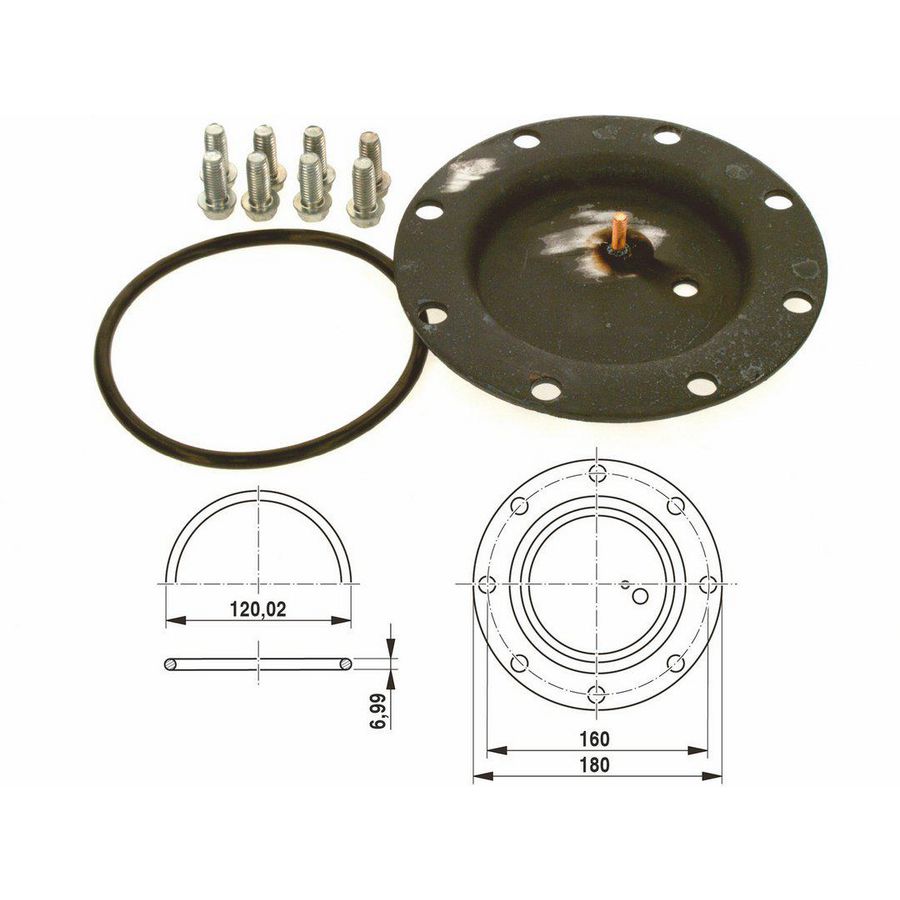 Boilerdeksel mangat L/LT135/1-300/1 "V1