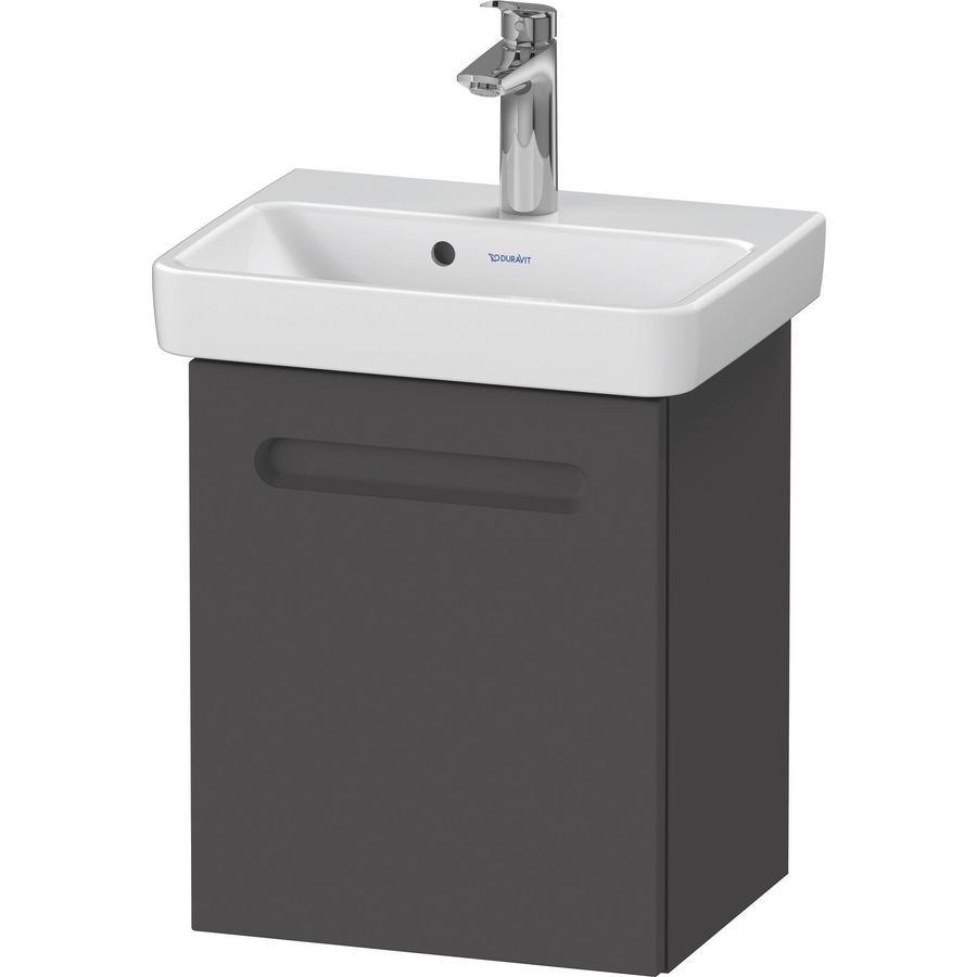 No.1 Wastafelonderb hang Graf.mat 390x346x478mm deuraansl.LI