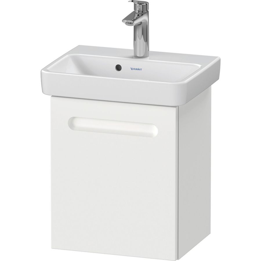 No.1 Wastafelonderb hang wit Mat 390x346x478mm deuraansl.RE
