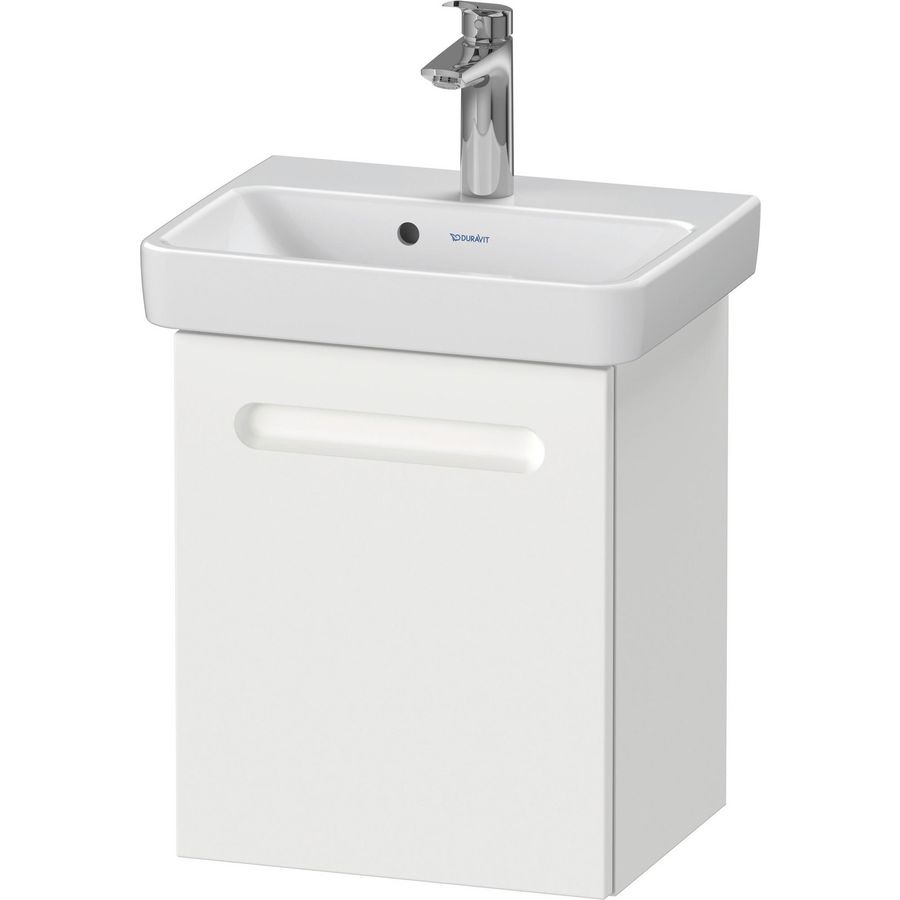 No.1 Wastafelonderb hang wit Mat 390x346x478mm deuraansl.LI