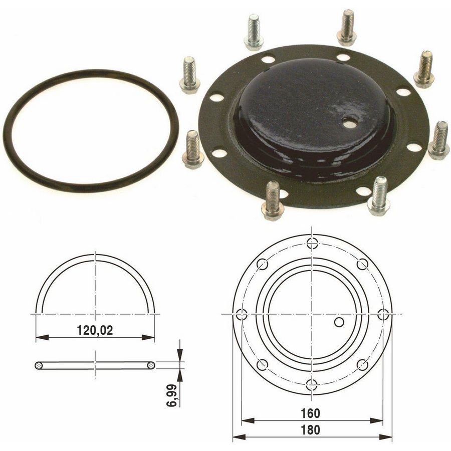 Boilerdeksel mangat ST/3+S-RW "V1